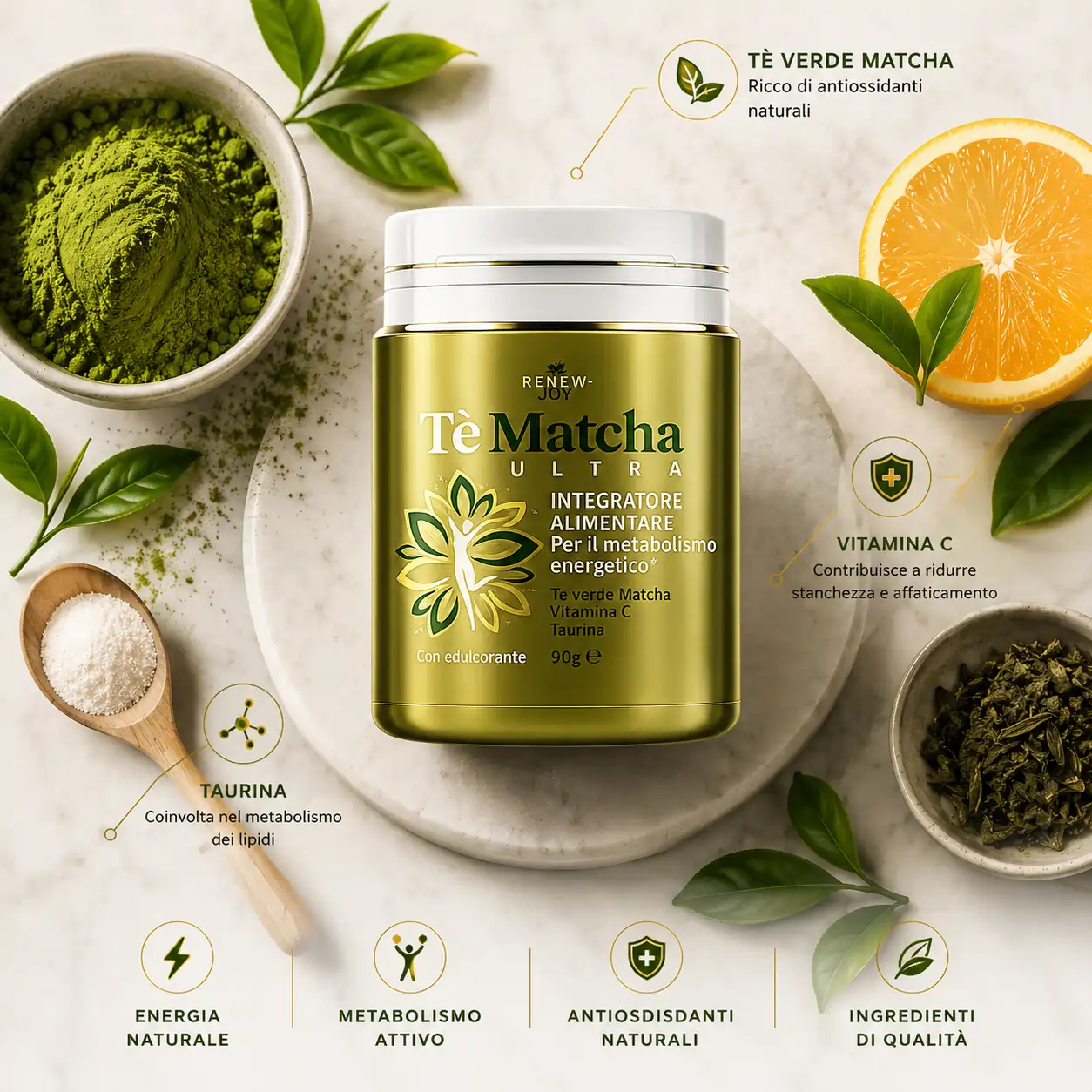 Gestione del peso con Tè Matcha ULTRA